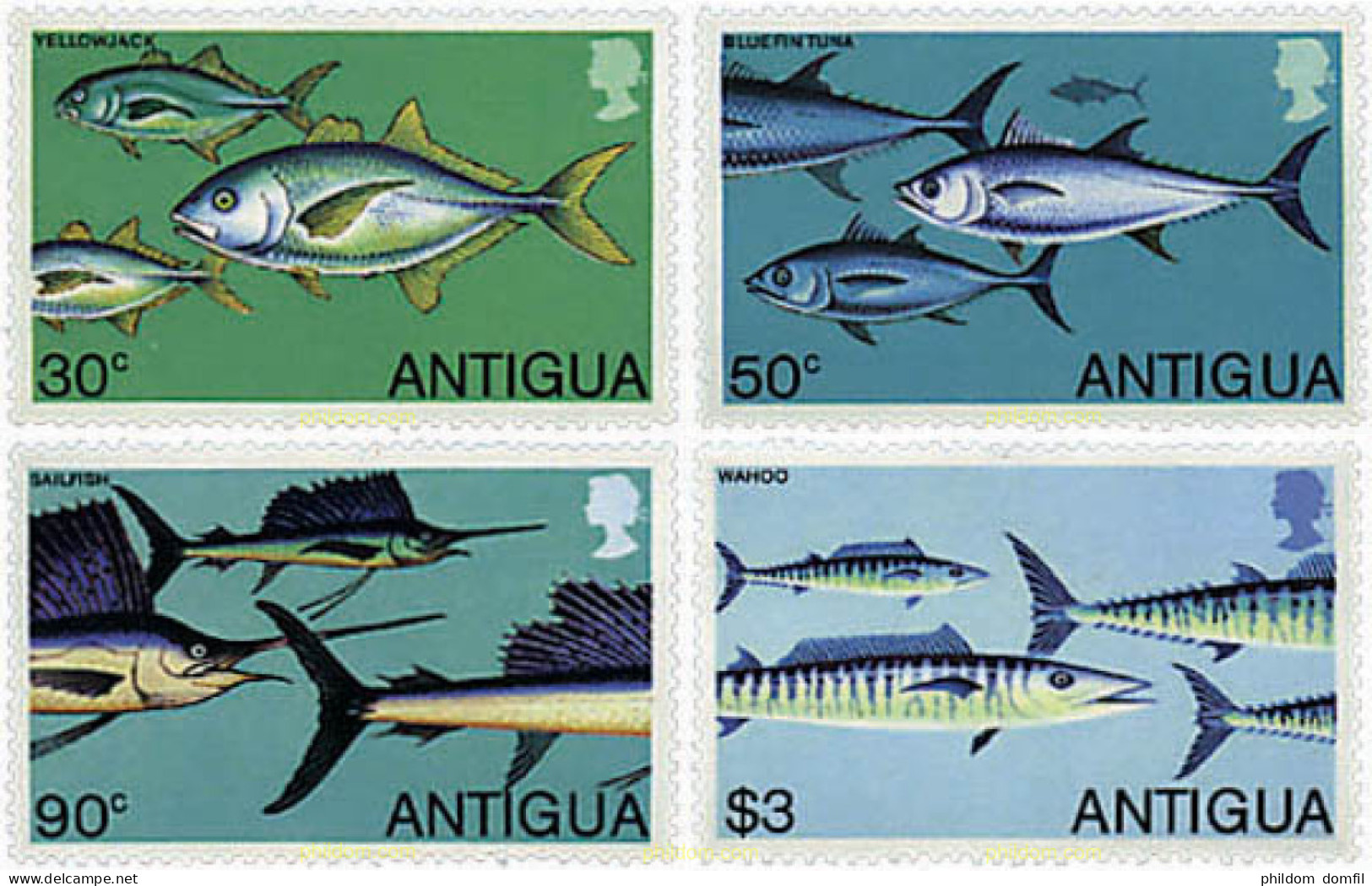 46688 MNH ANTIGUA 1979 PECES - Sonstige & Ohne Zuordnung