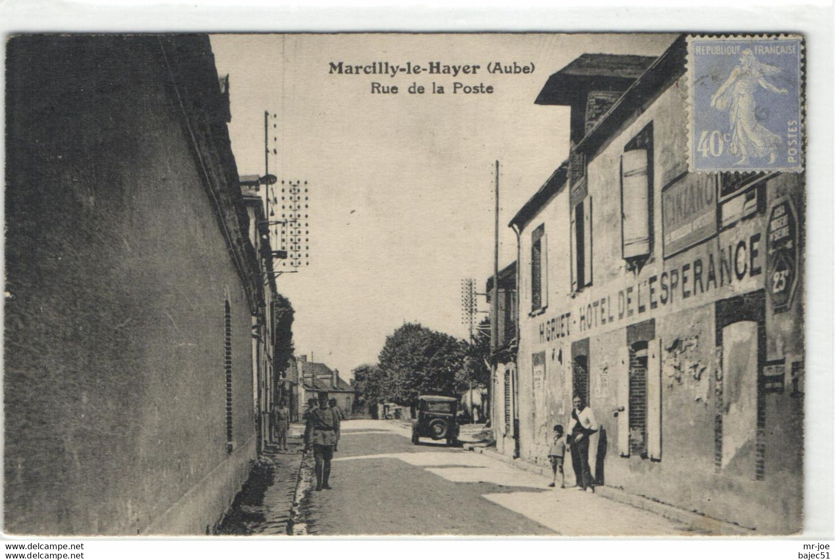 Marcilly Le Hayer - Rue De La Poste - Marcilly