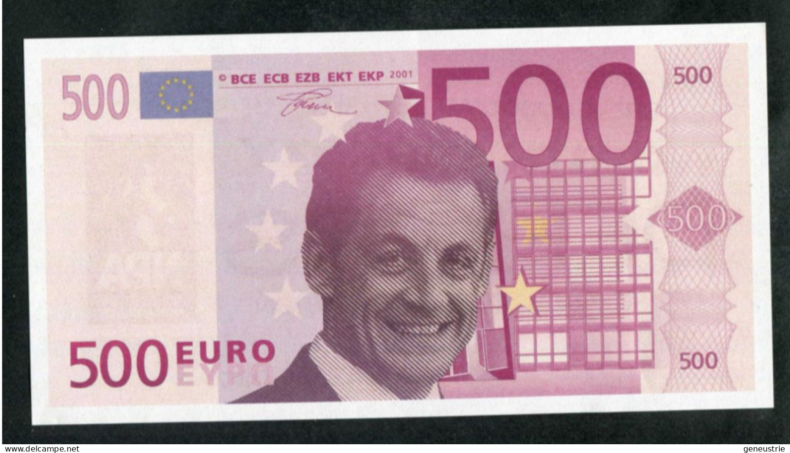 Billet Politique Fictif De 500 Euros "Woerth, Sarkozy Dehors - NPA 2009" - Fiktive & Specimen