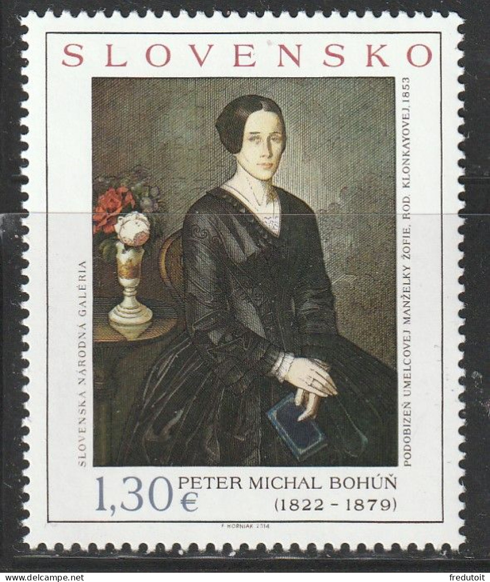 SLOVAQUIE - N°656 ** (2014) Tableaux - Unused Stamps