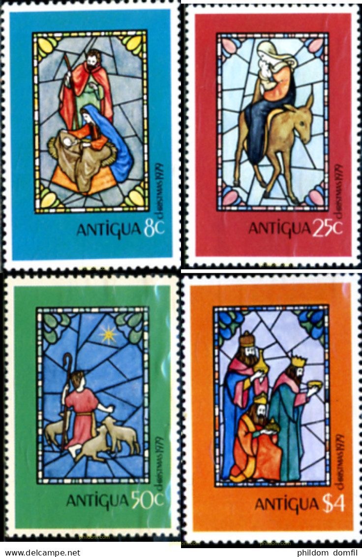 246850 MNH ANTIGUA 1979 NAVIDAD - Andere & Zonder Classificatie