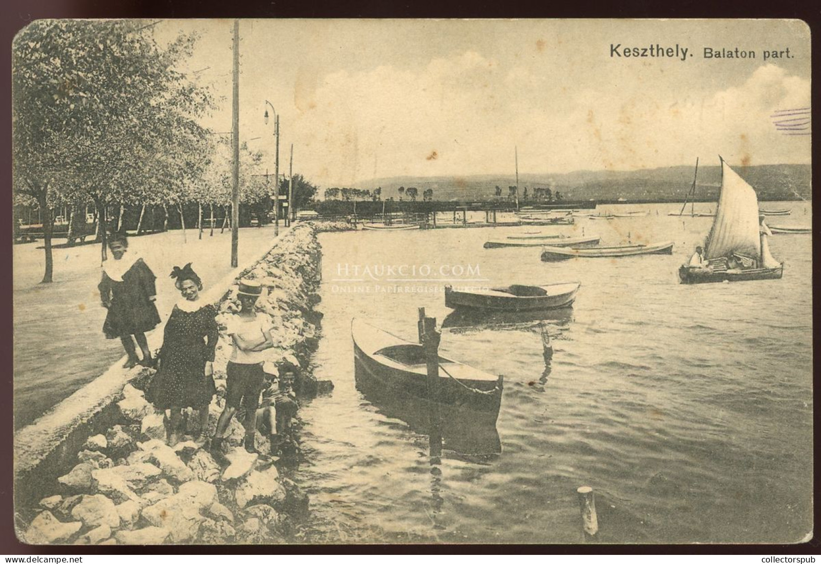 KESZTHELY Balaton, Régi Képeslap 1912. - Hungary