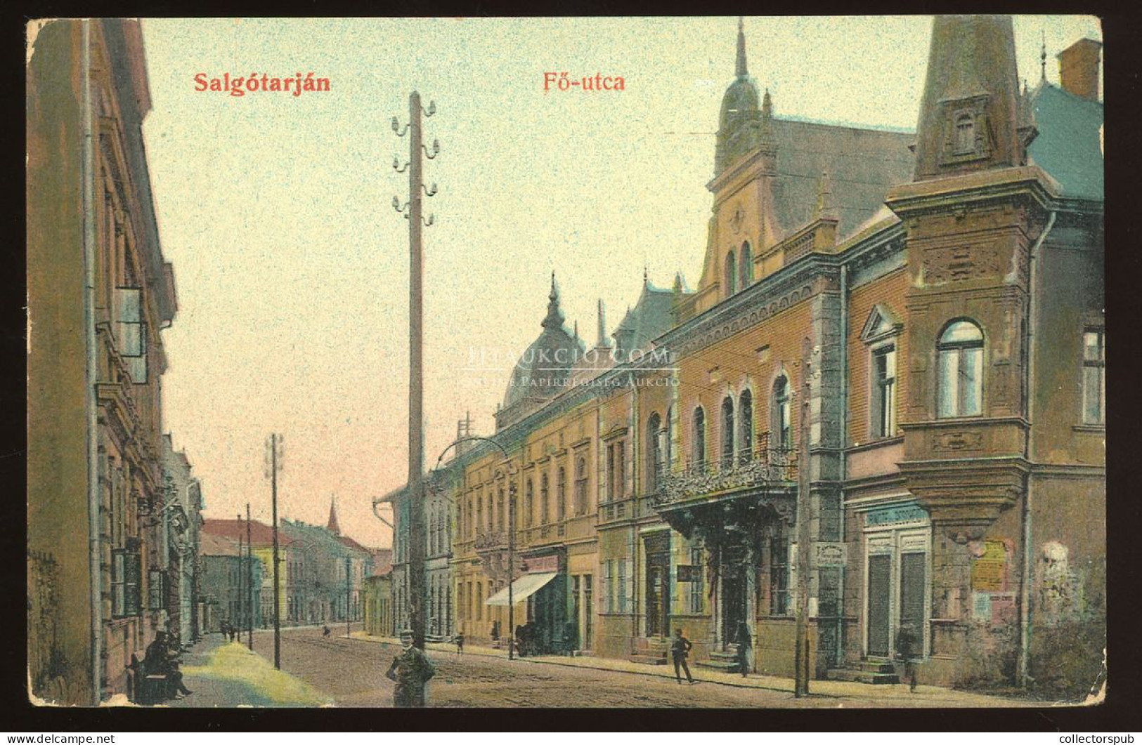 SALGÓTARJÁN 1909. Régi Képeslap (törés) - Hongrie