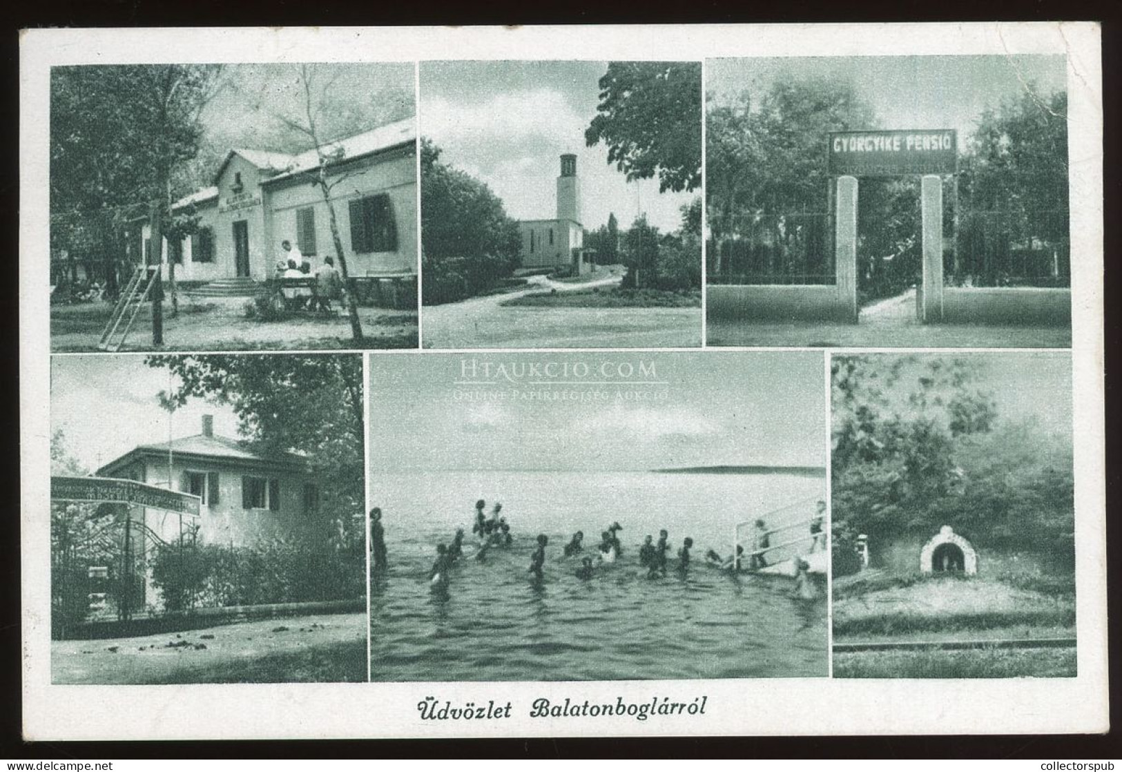 BALATONBOGLÁR Régi Képeslap - Hongrie