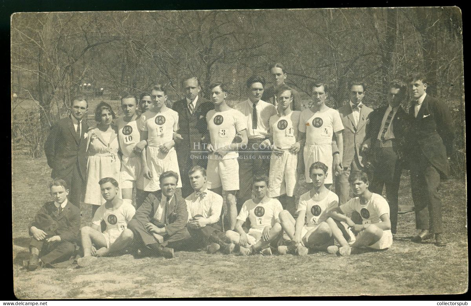 SPORT. 1919. Ca. Budai Sport Club, Versenyzők, Fotós Képeslap - Hongrie