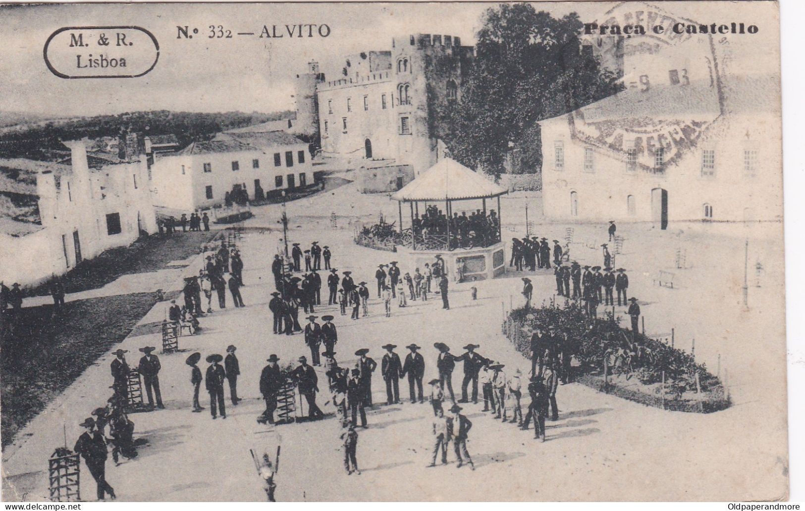 POSTCARD PORTUGAL - ALVITO - PRAÇA E CASTELO - Beja