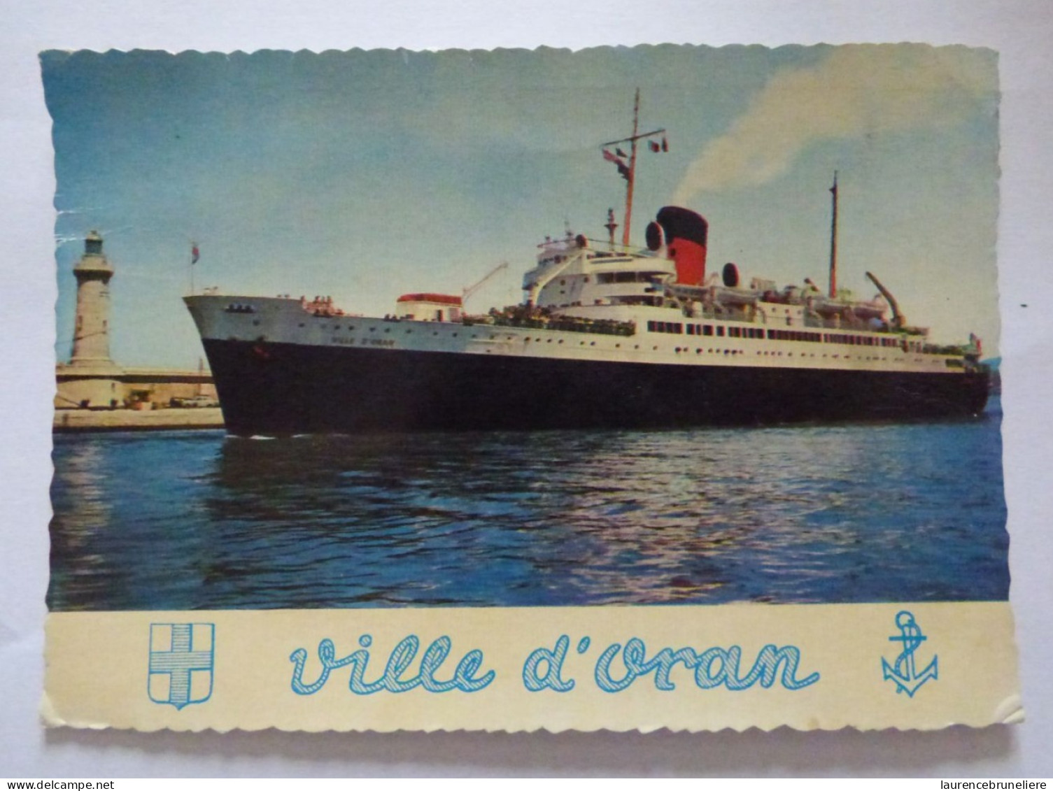 PAQUEBOT "VILLE D'ORAN"  - COMPAGNIE GENERALE TRANSATLANTIQUE - Steamers