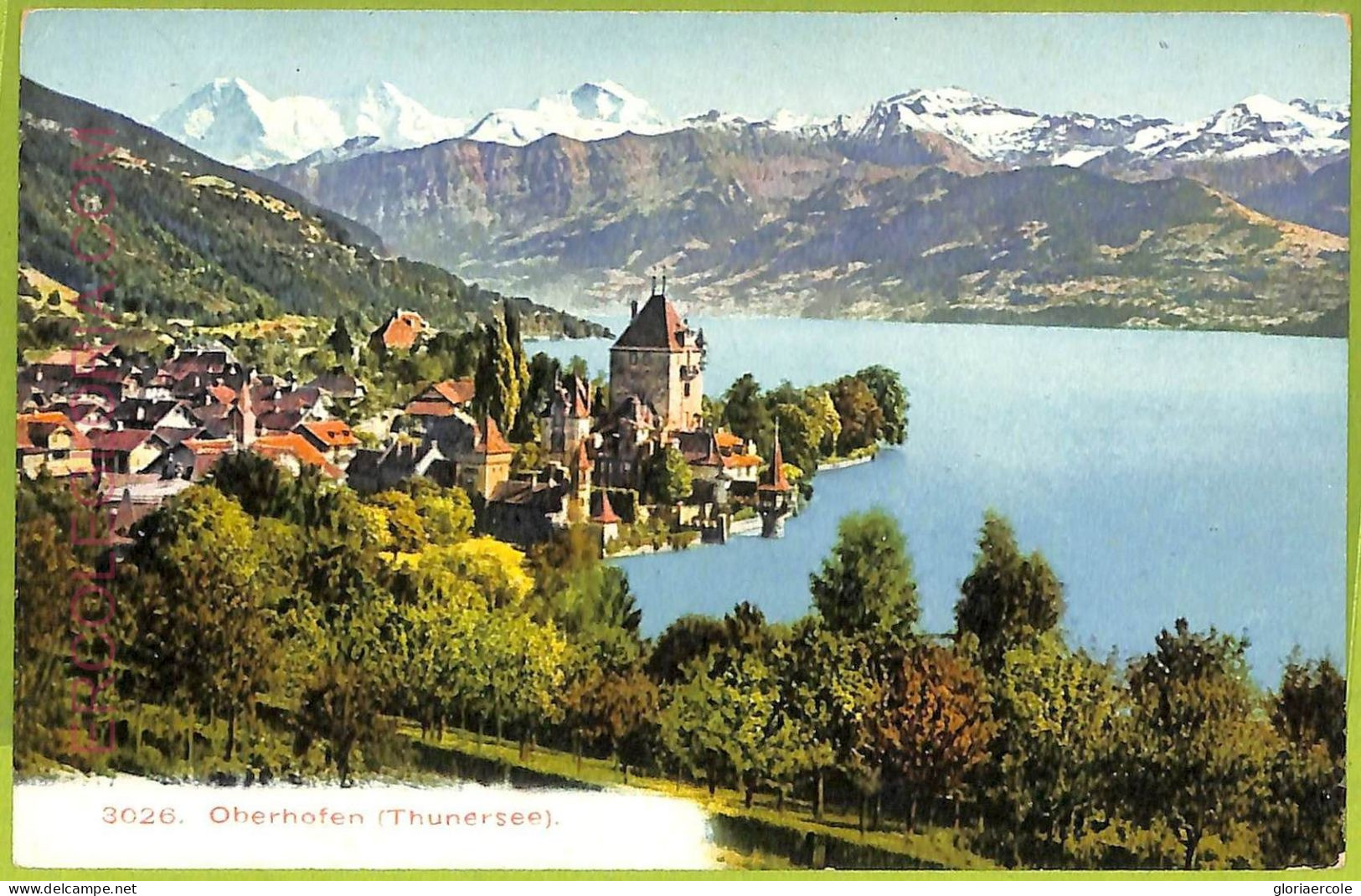 Ad4892 - SWITZERLAND Schweitz - Ansichtskarten VINTAGE POSTCARD - Oberhofen - Oberhofen Am Thunersee