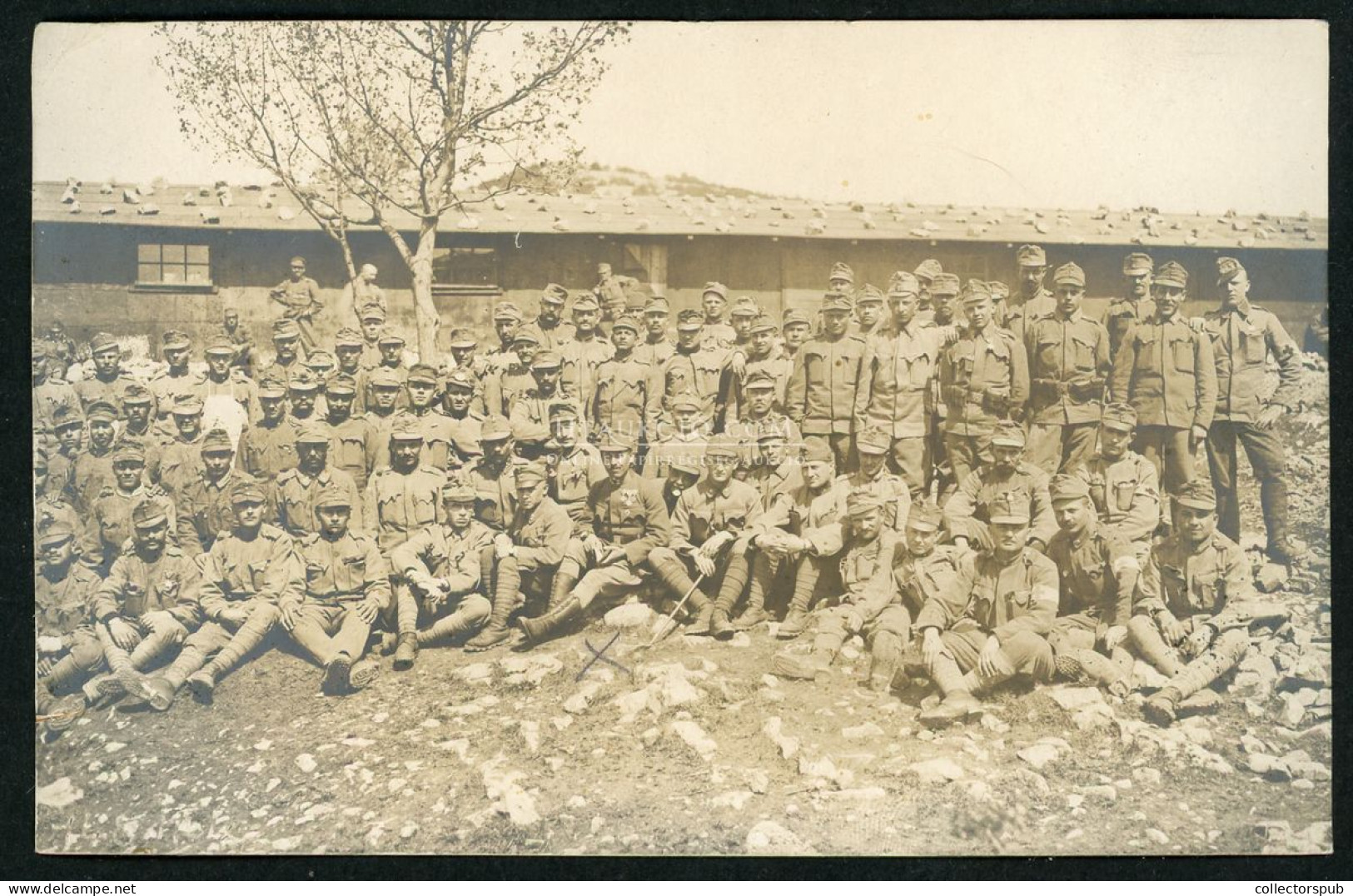 I.VH 1916. Katonák Fotós Képeslap, Tábori Postával, Márki Sándor Történésznek Kolozsvárra Küldve - Guerre, Militaire