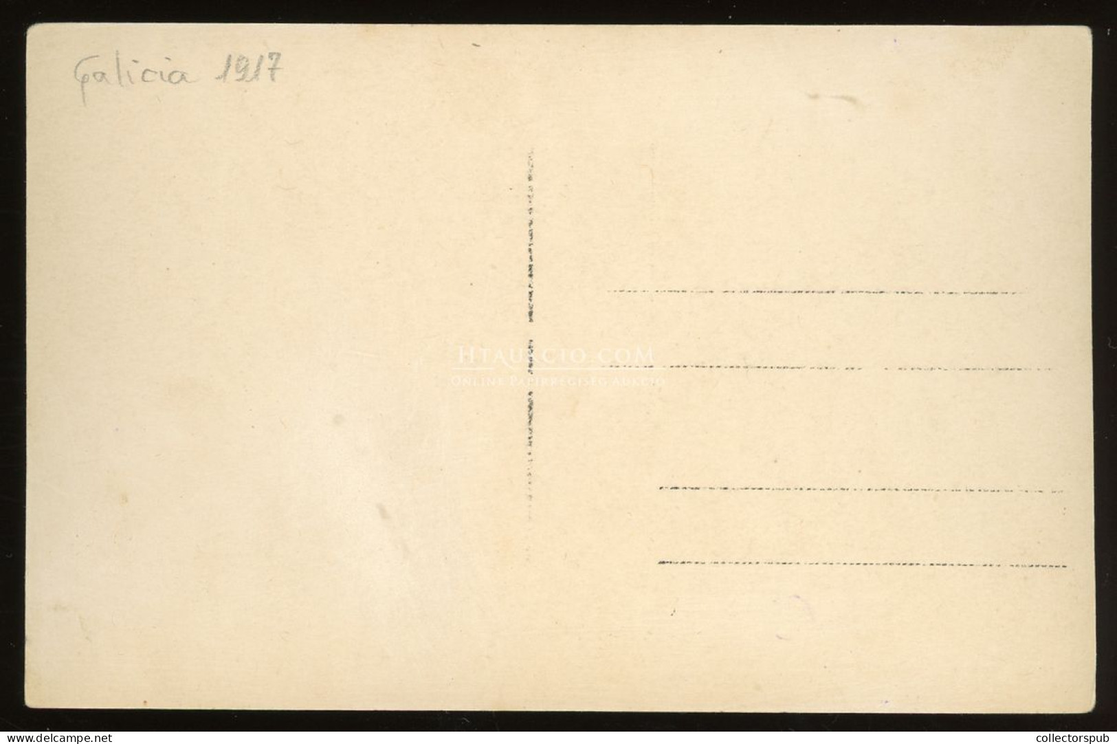 I.VH 1917. Galícia , Katonai Temető, Fotós Képeslap - Soldatenfriedhöfen