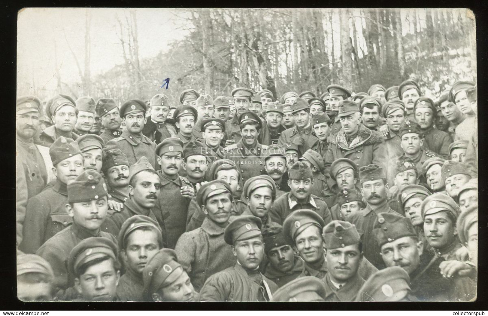 I.VH Bukovina, 1917. Orosz-magyar Barátkozás, érdekes Fotós Képeslap - War 1914-18