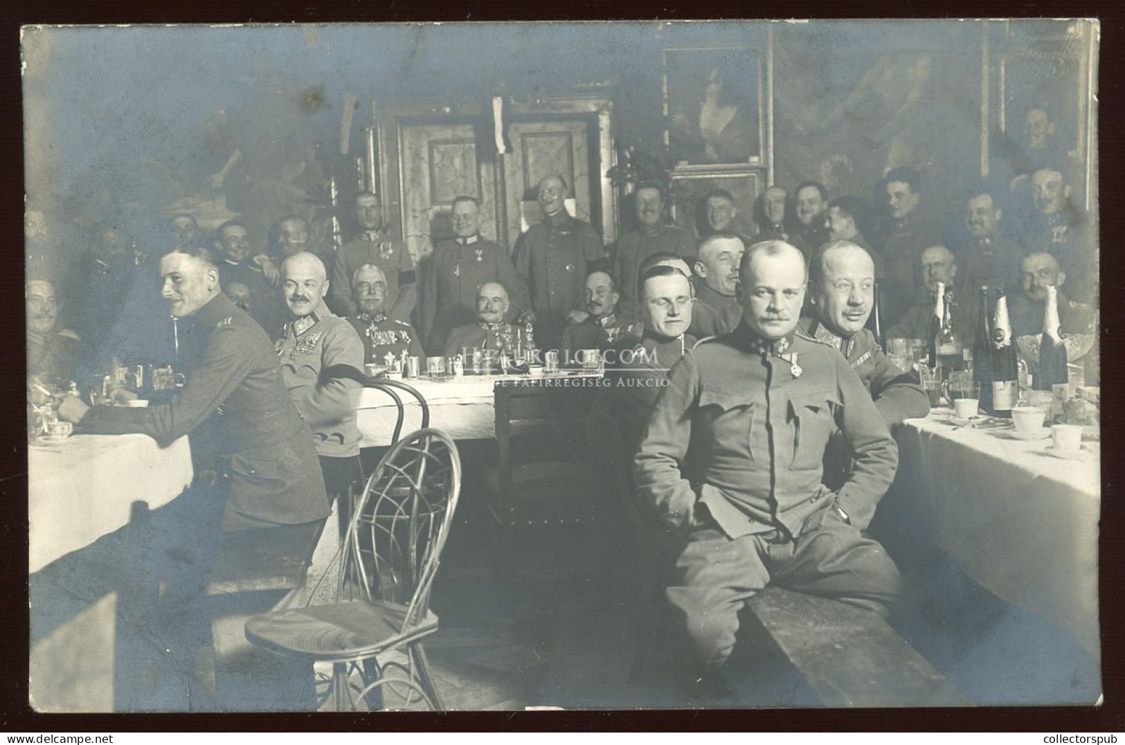 I.VH 1917.  Vacsora A Podhorcai Kastélyban, Fotós Képeslap - Hungary