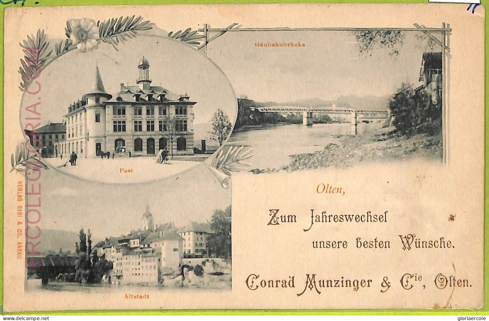 Ad4894 - SWITZERLAND Schweitz - Ansichtskarten VINTAGE POSTCARD - Olten - 1900 - Olten