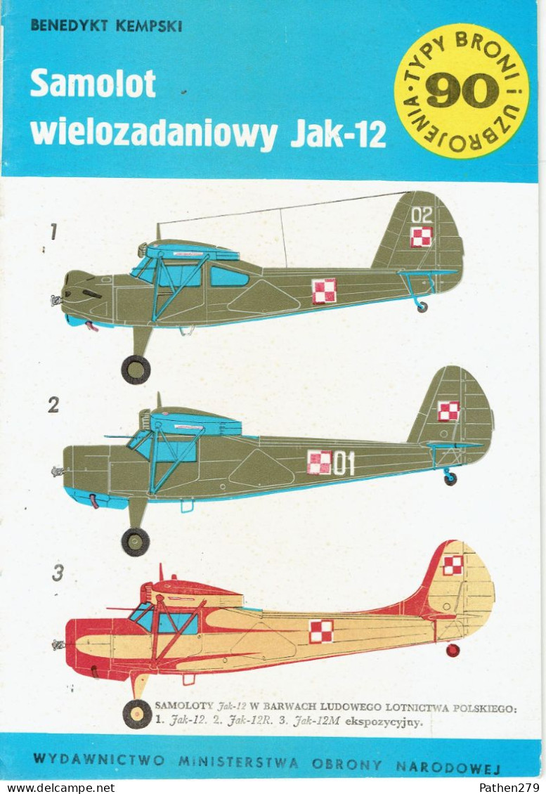 Typy Broni I Uzbrojenia N° 90 - Revue Polonaise D'armes Et Armements - Avion Multirôles Yakolev Yak-12 - 1983 - Aviation