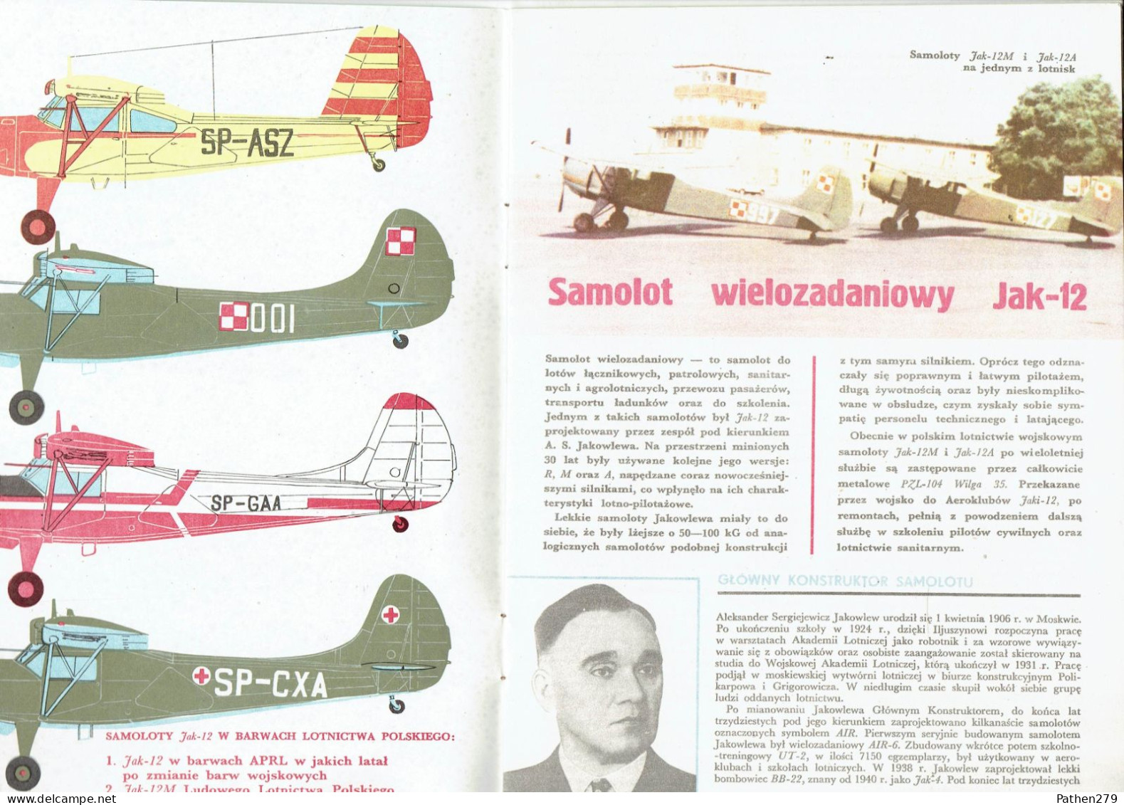 Typy Broni I Uzbrojenia N° 90 - Revue Polonaise D'armes Et Armements - Avion Multirôles Yakolev Yak-12 - 1983 - Aviation