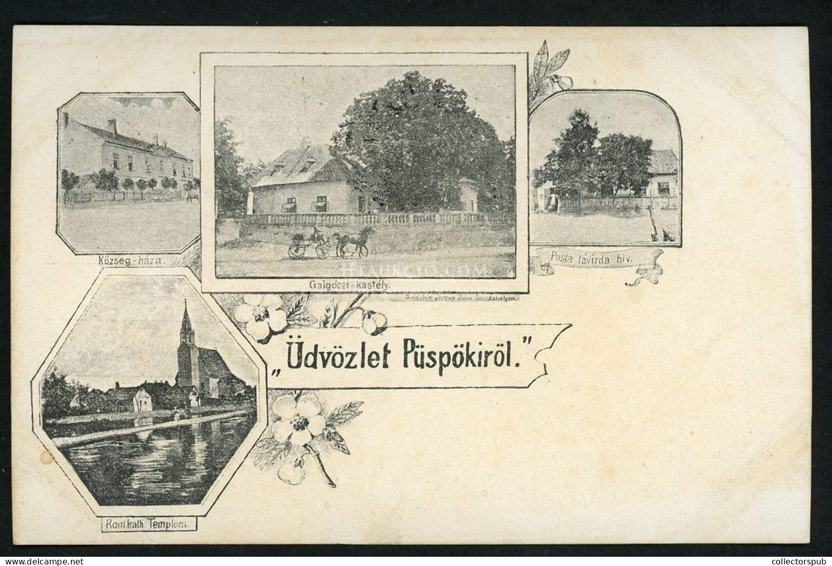 POZSONYPÜSPÖKI 1905. Ca..  Régi Képeslap - Hongrie