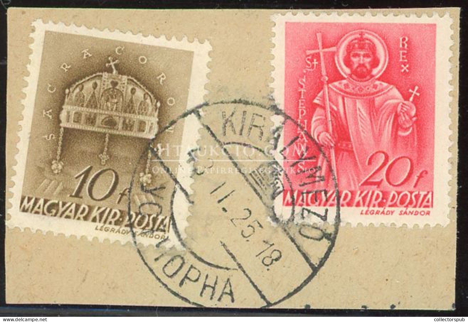 KÁRPÁTALA Kétnyelvű Bélyegzés KIRÁLYMEZŐ - Lettres & Documents