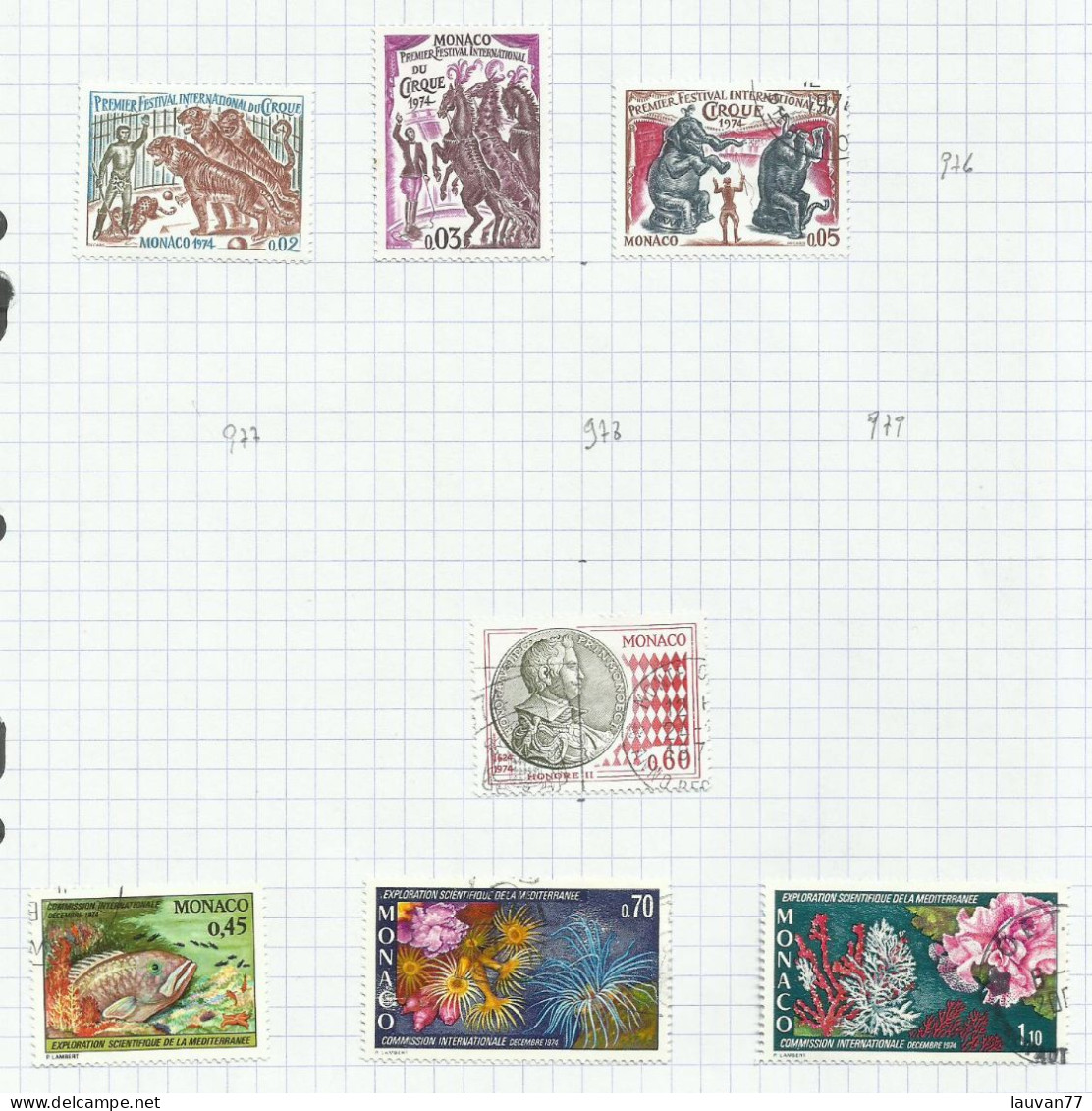 Monaco N°980 à 983 Cote 5.95€ (973 à 975 Offerts) - Used Stamps