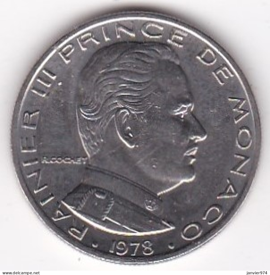 Monaco. 1 Franc 1978 Rainier III, En Nickel - 1960-2001 Nieuwe Frank