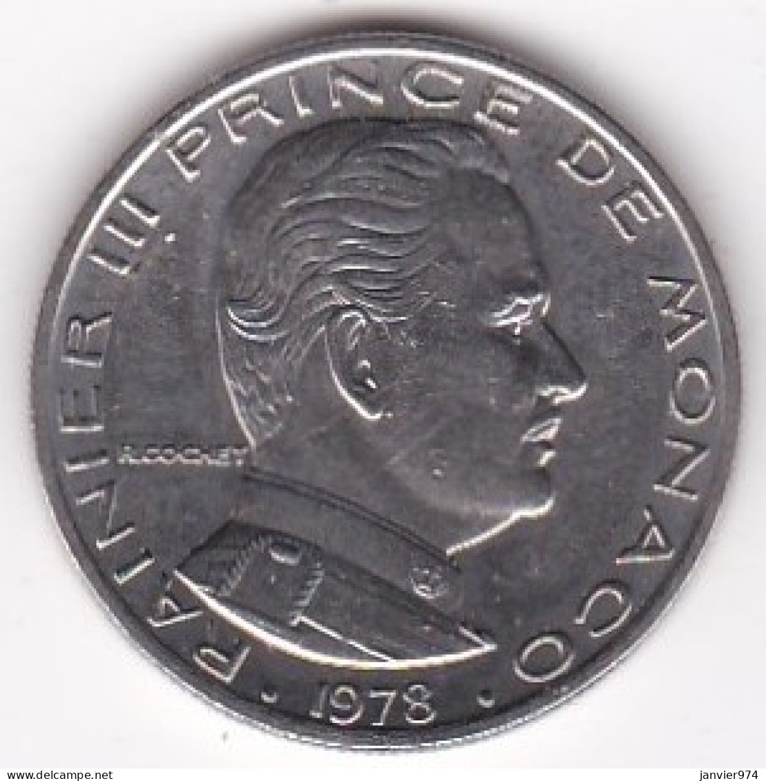 Monaco. 1 Franc 1978 Rainier III, En Nickel - 1960-2001 Neue Francs