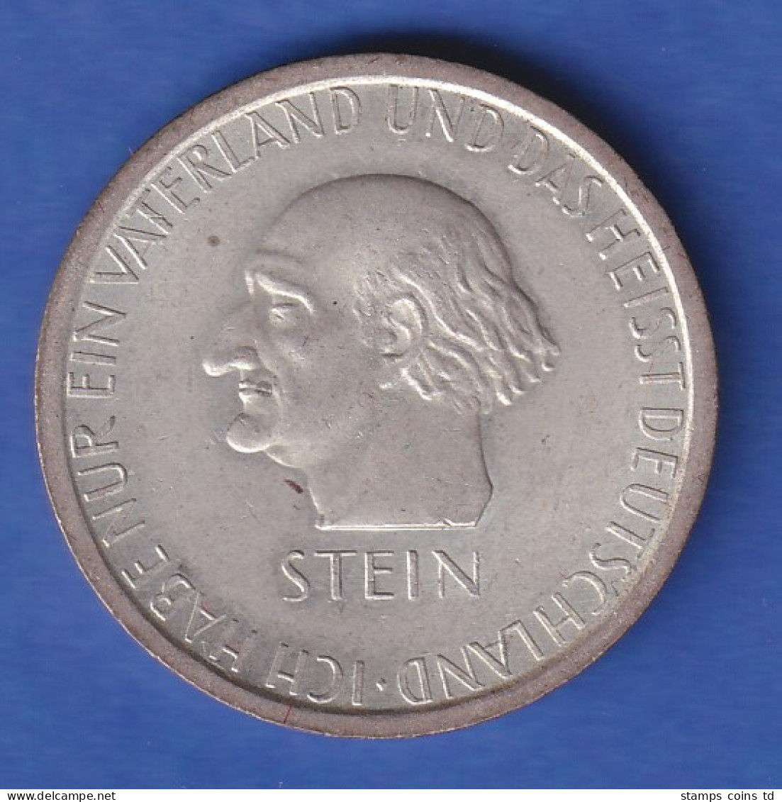 Deutsches Reich Silbermünze Freiherr Vom Stein 3 Reichsmark 1931 A  Vz - Andere & Zonder Classificatie