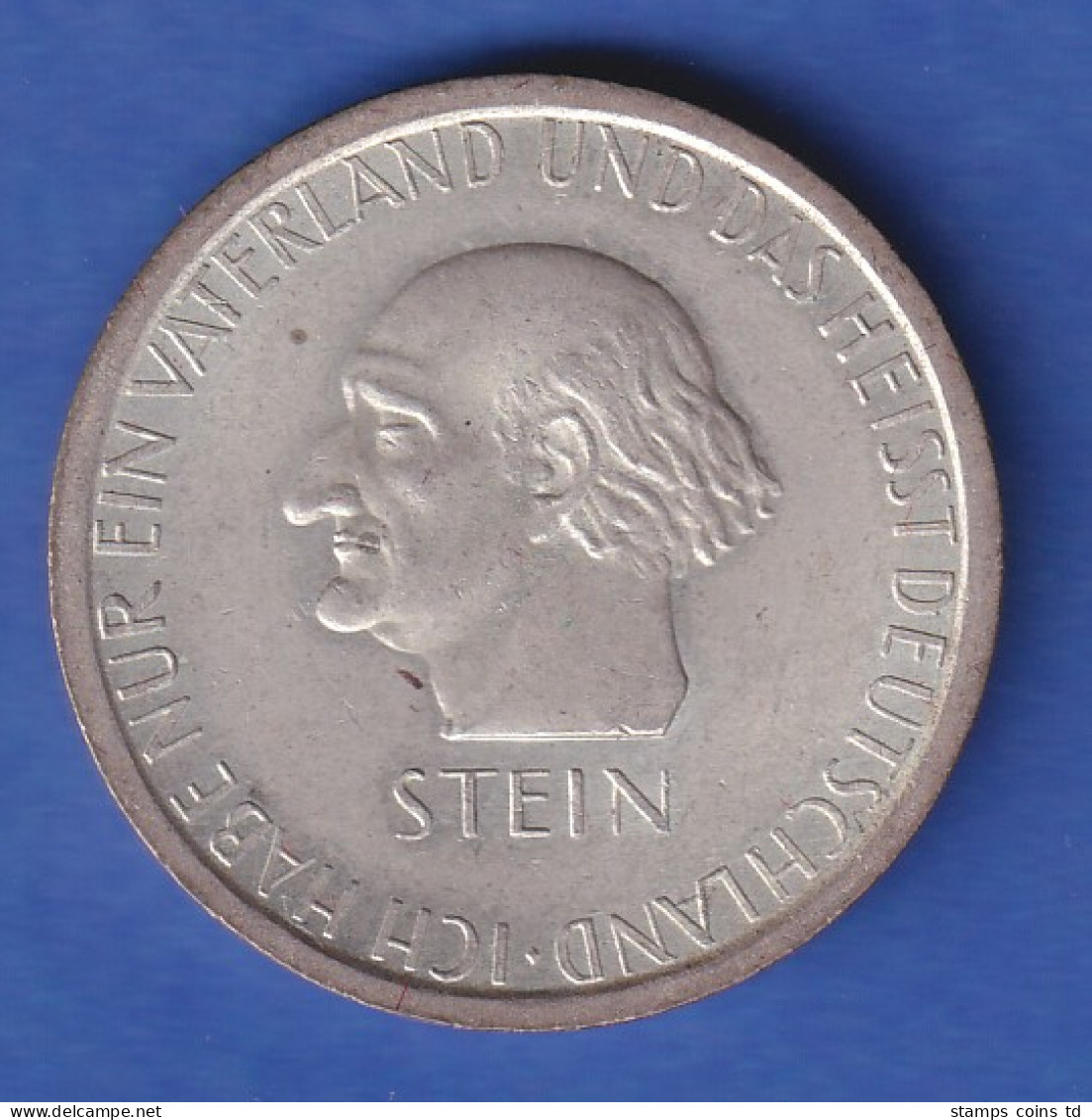 Deutsches Reich Silbermünze Freiherr Vom Stein 3 Reichsmark 1931 A  Vz - Autres & Non Classés