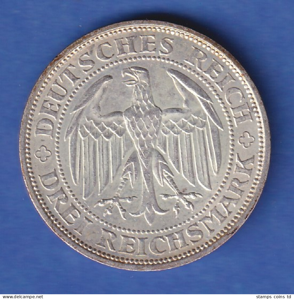 Deutsches Reich Silber-Gedenkmünze Meissen 3 Mark 1929 E Vorzüglich - Otros & Sin Clasificación