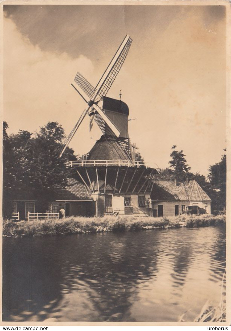 NETHERLANDS - Weesp 1947 - Wipkorenmolen Met Stelling - Esperanto - Weesp