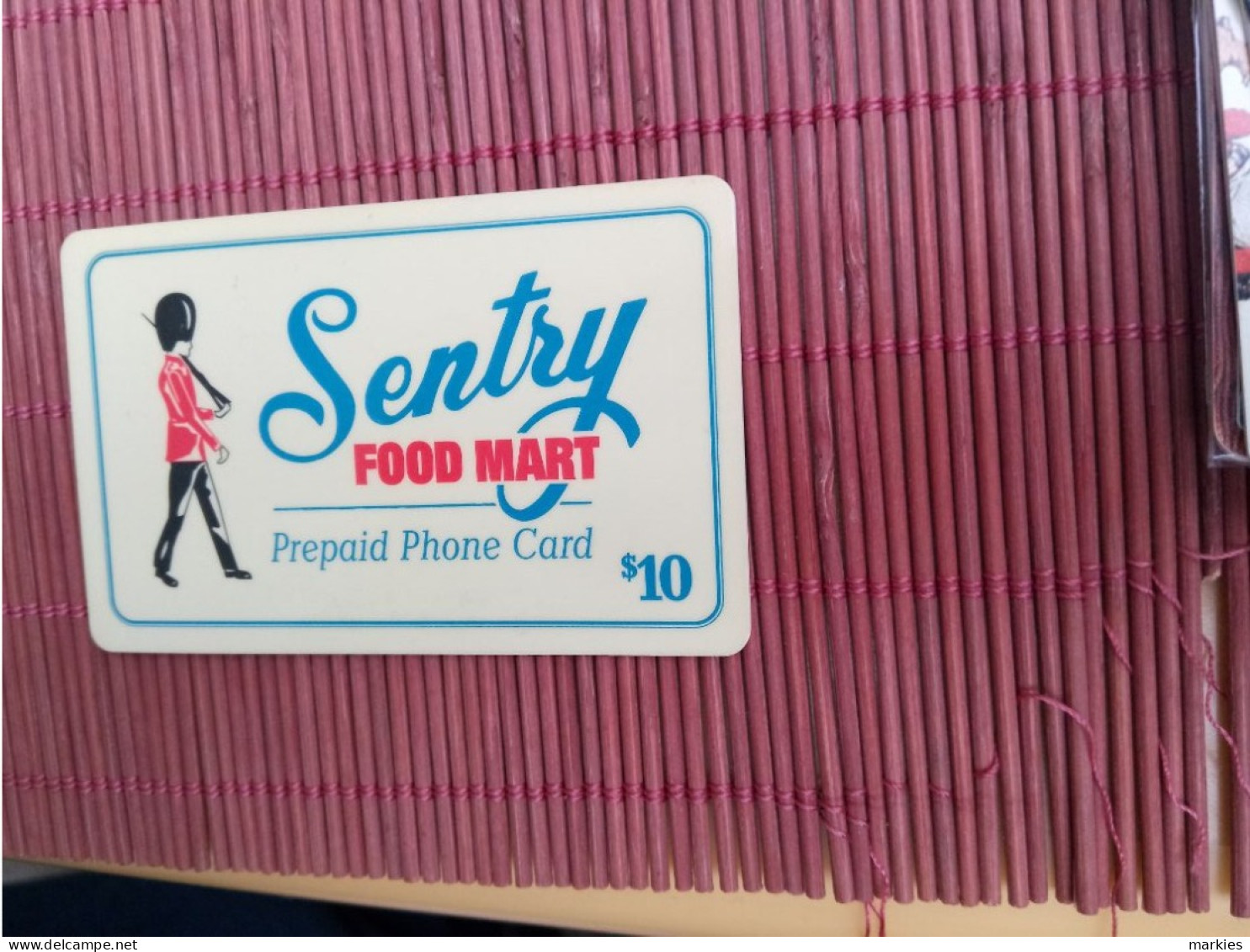 Prepaidcard Sentry Food Mart  2 Photos Used Rare - Other & Unclassified