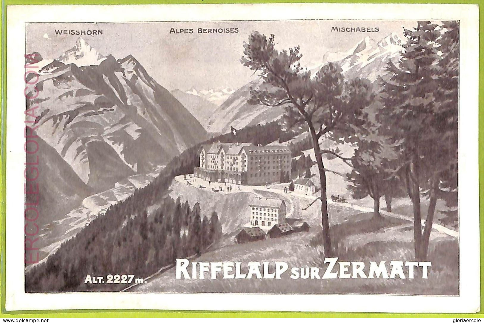 Ad4949 - SWITZERLAND Schweitz - Ansichtskarten VINTAGE POSTCARD - Zermatt - Matt