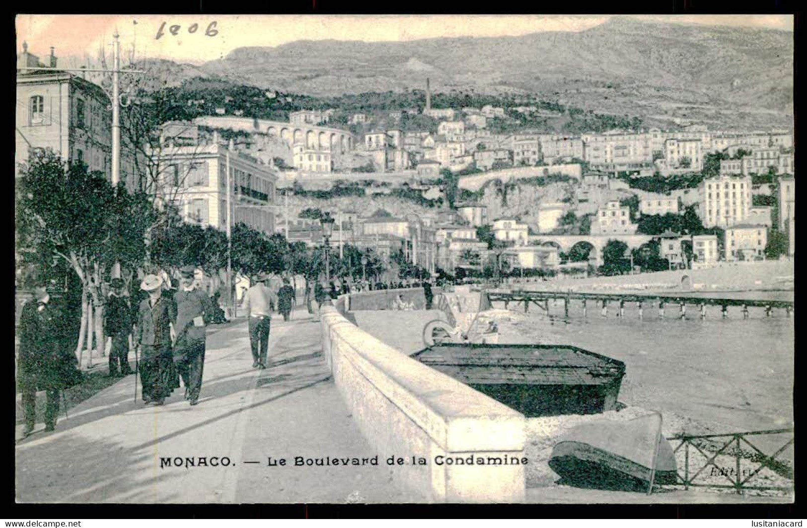 MONACO - Le Boulevard De La Condamine. (Edit. Fly) Carte Postale - La Condamine