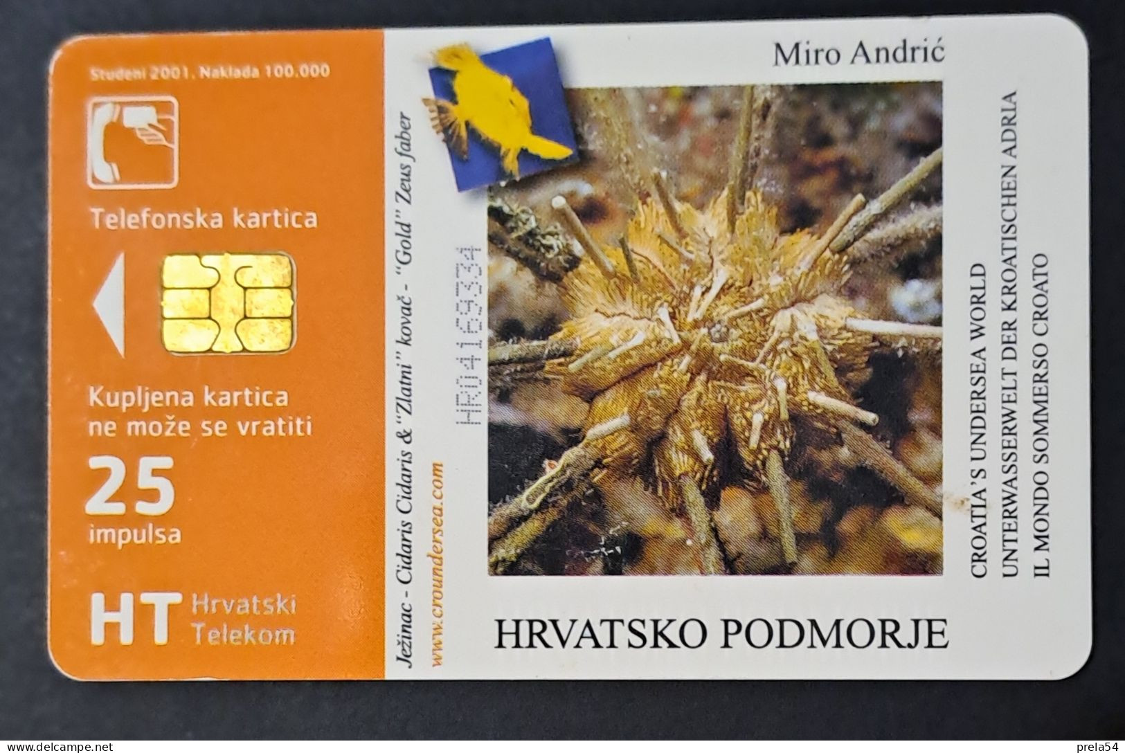 Croatia  - Adriatic Undersea World Chip Card Used - Kroatien