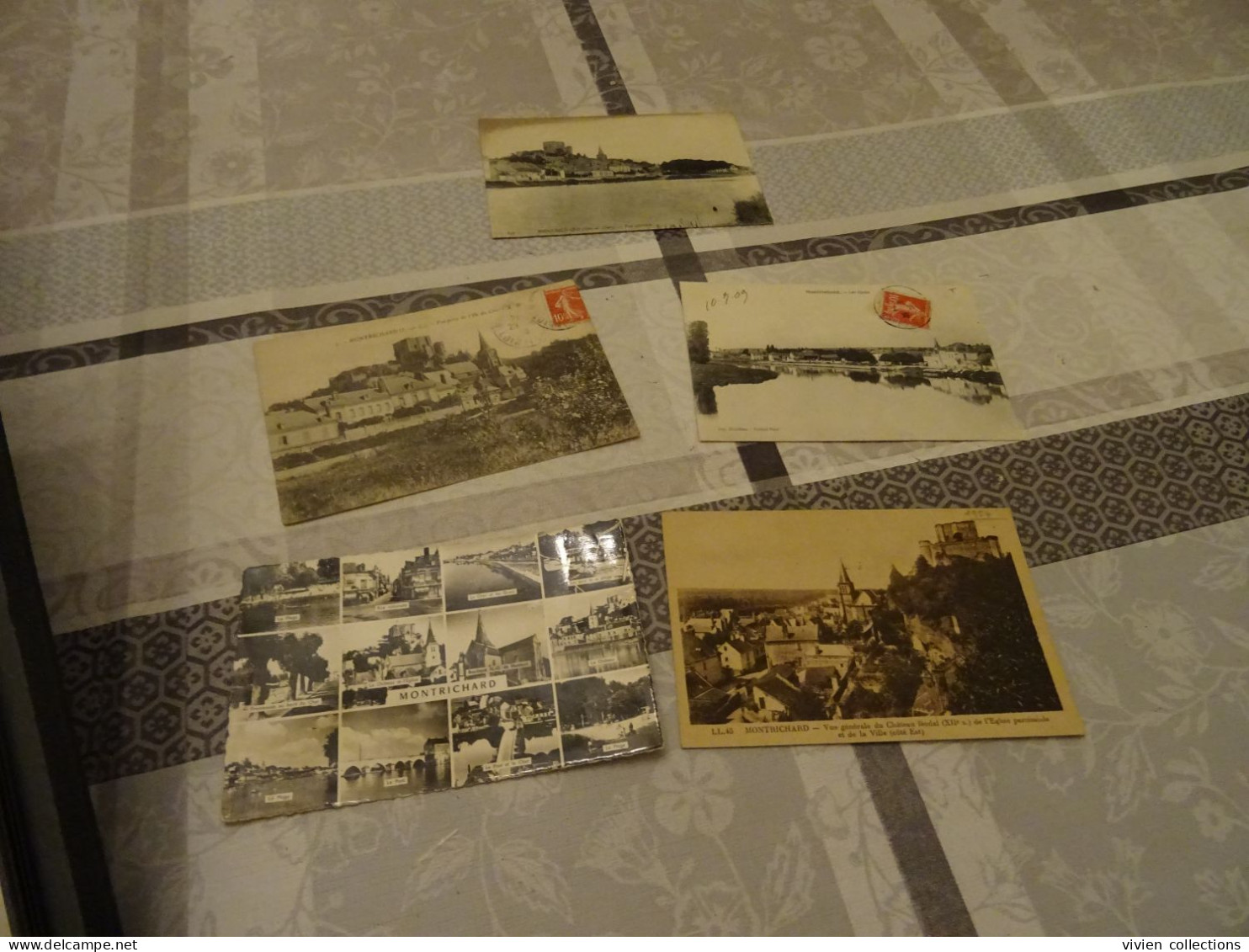 Collection de cartes du Loir et Cher dans un bel album robuste et en très bon état nombreuses belles animations villages