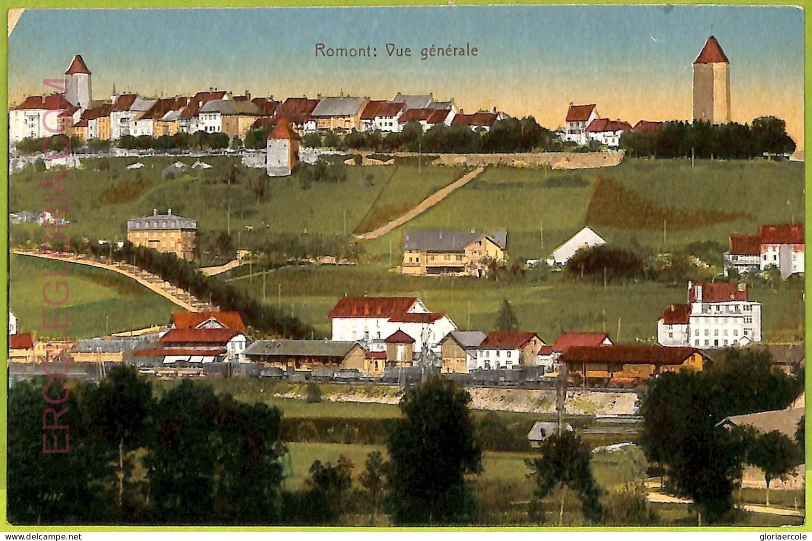 Ad4974 - SWITZERLAND Schweitz - Ansichtskarten VINTAGE POSTCARD - Romont - 1911 - Romont