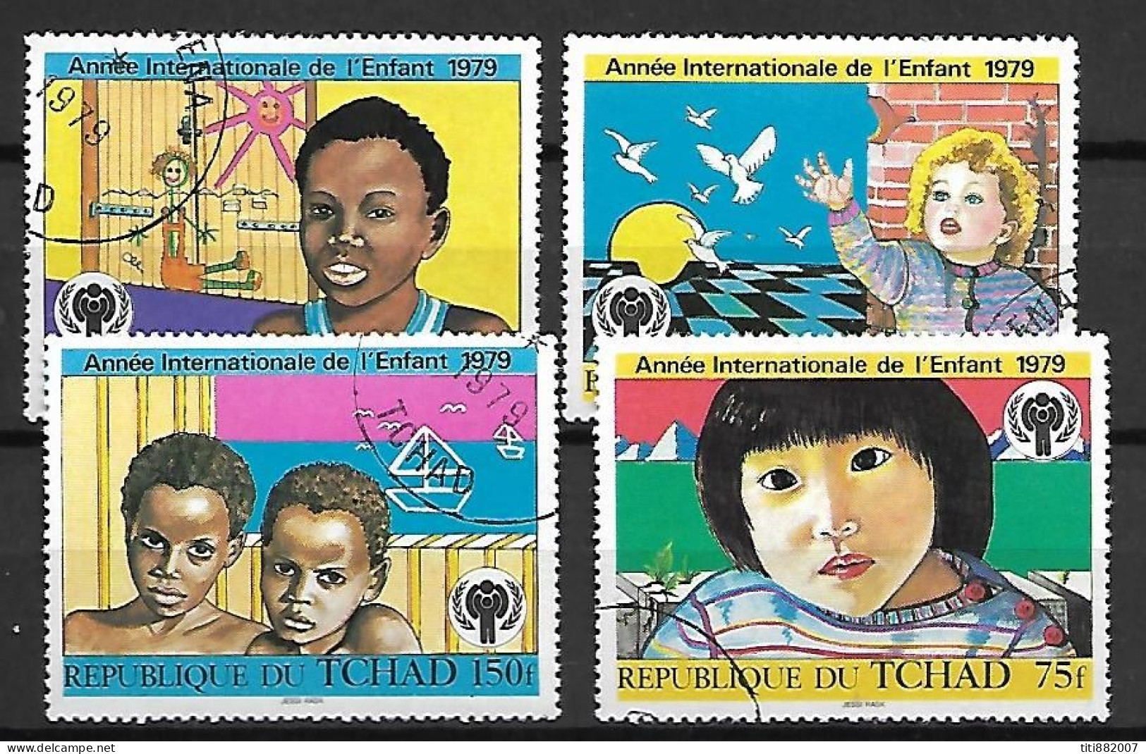 T C H A D     -    1979.   Année Internationale De L' Enfant    -     Oblitérés - UNICEF