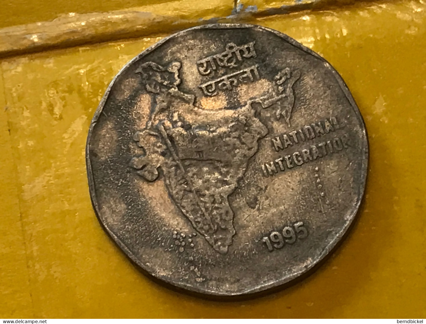 Münze Münzen Umlaufmünze Indien 2 Rupien 1995 Ohne Münzzeichen - Inde