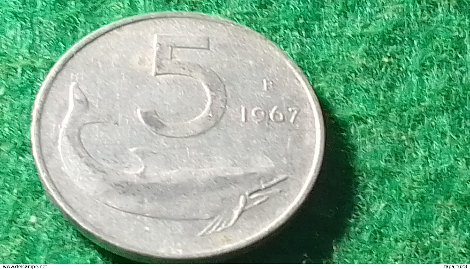 İTALYA - 1967    5 LİRE - 5 Lire