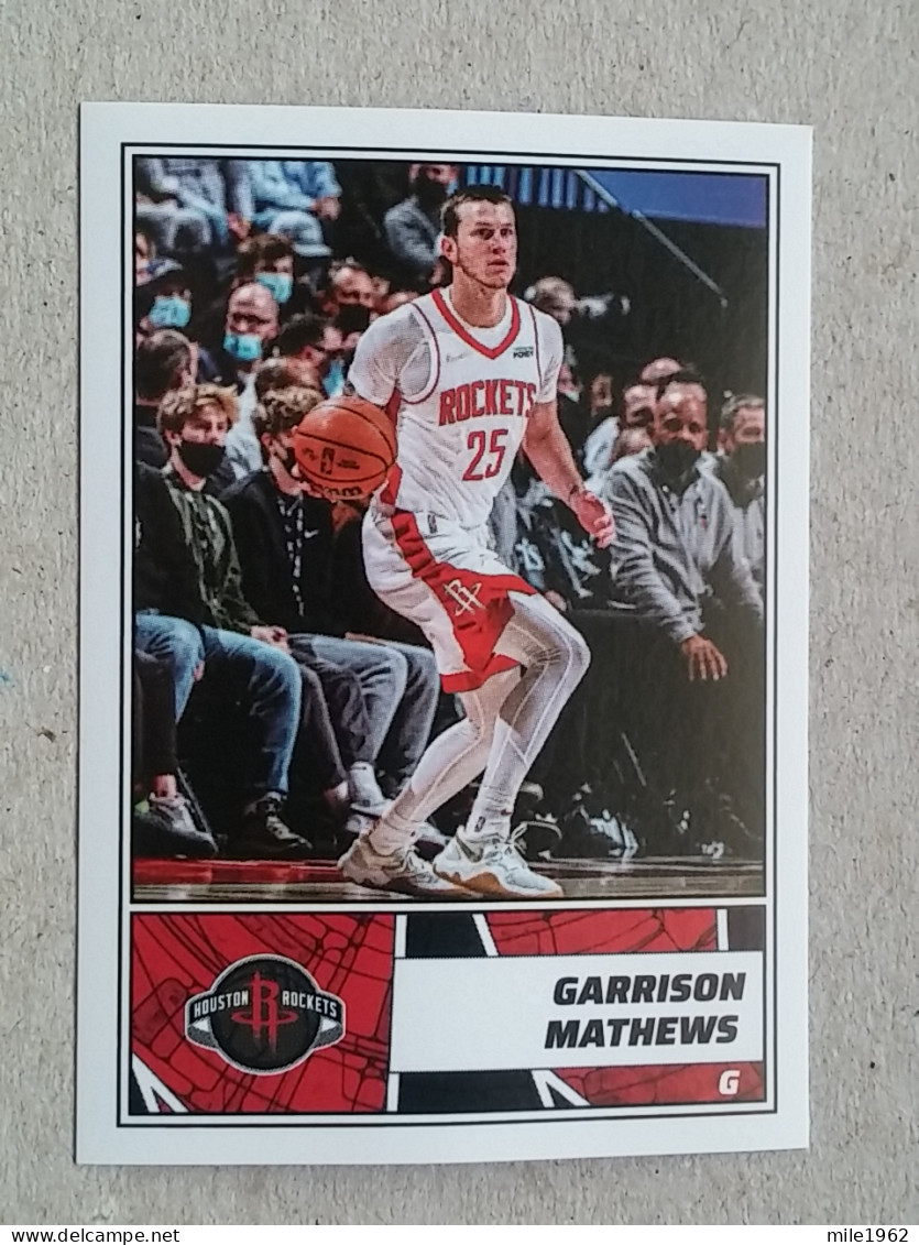 ST 52 - NBA Basketball 2022-23, Sticker, Autocollant, PANINI, No 338 Garrison Mathews Houston Rockets - 2000-Nu