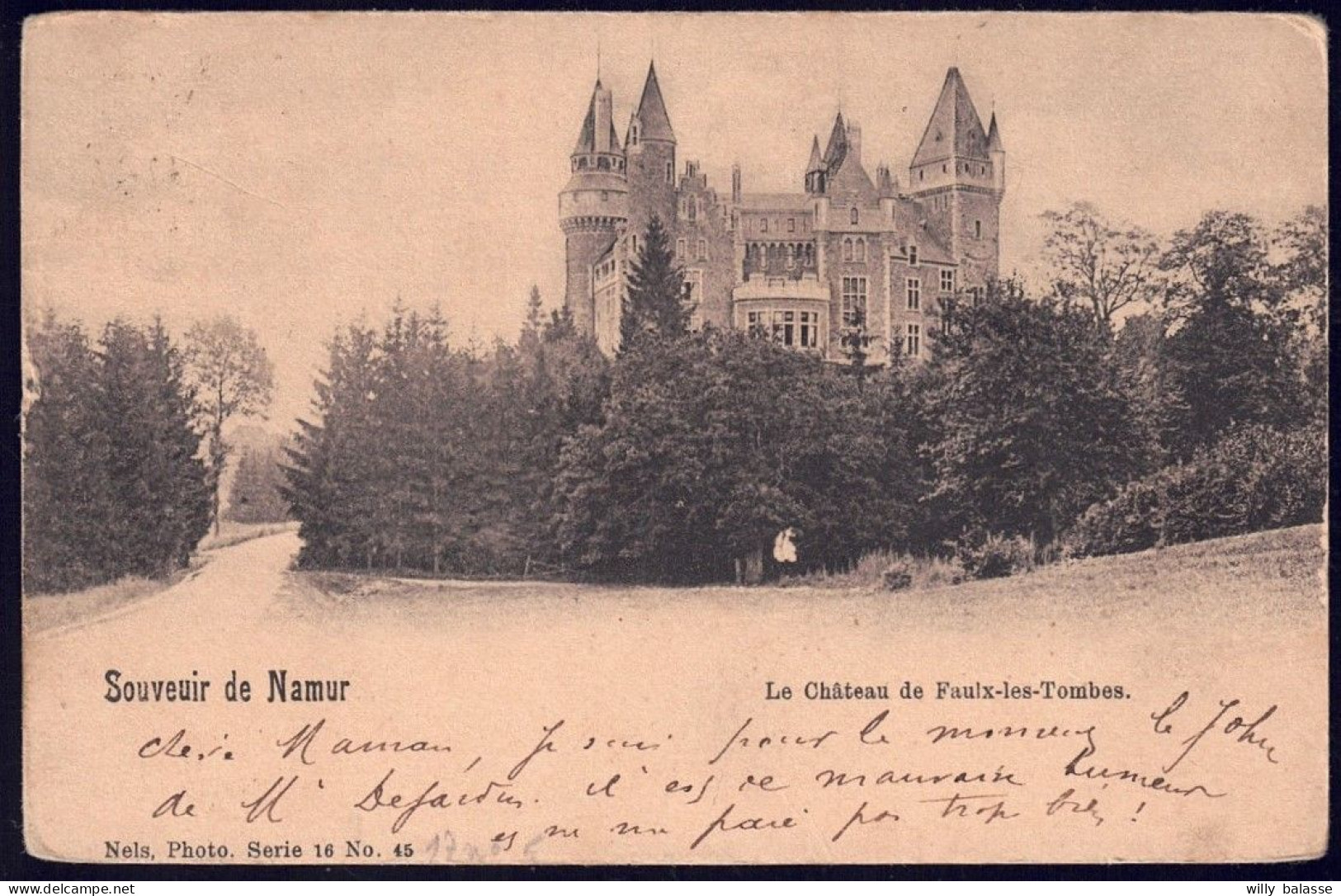 +++ CPA - Souvenir De Namur - Château De FAULX LES TOMBES - 1901  // - Gesves