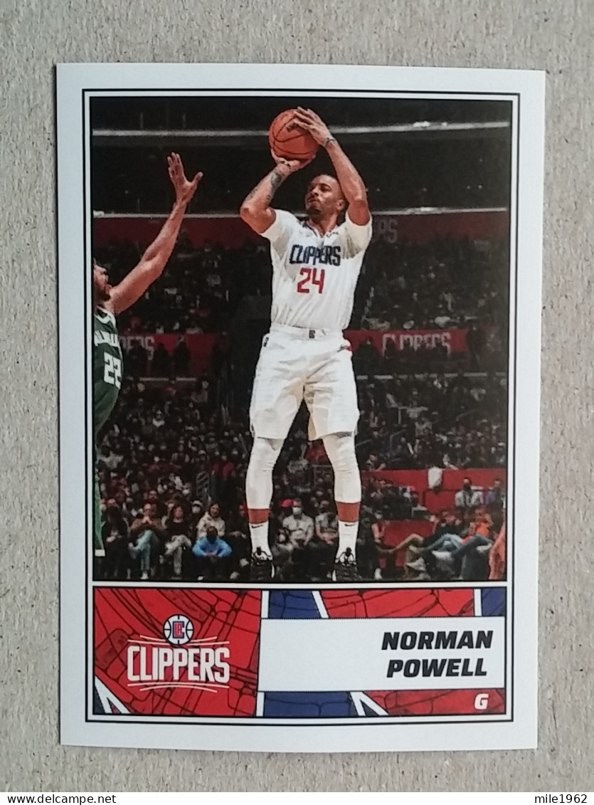 ST 52 - NBA Basketball 2022-23, Sticker, Autocollant, PANINI, No 351 Norman Powell LA Clippers - 2000-Oggi