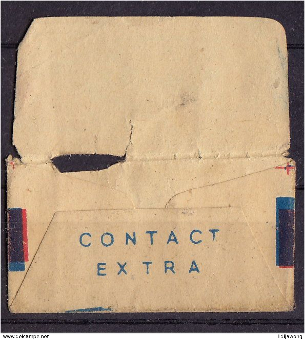"CONTACT EXTRA" Razor Blade Old Vintage WRAPPER (see Sales Conditions) - Lames De Rasoir