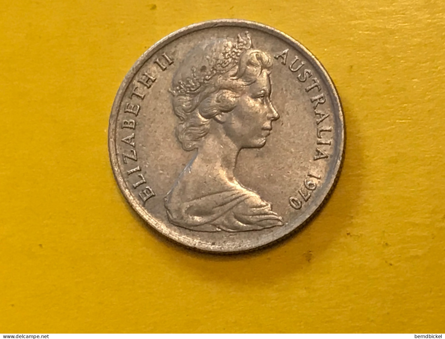 Münze Münzen Umlaufmünze Australien 5 Cents 1970 - 5 Cents