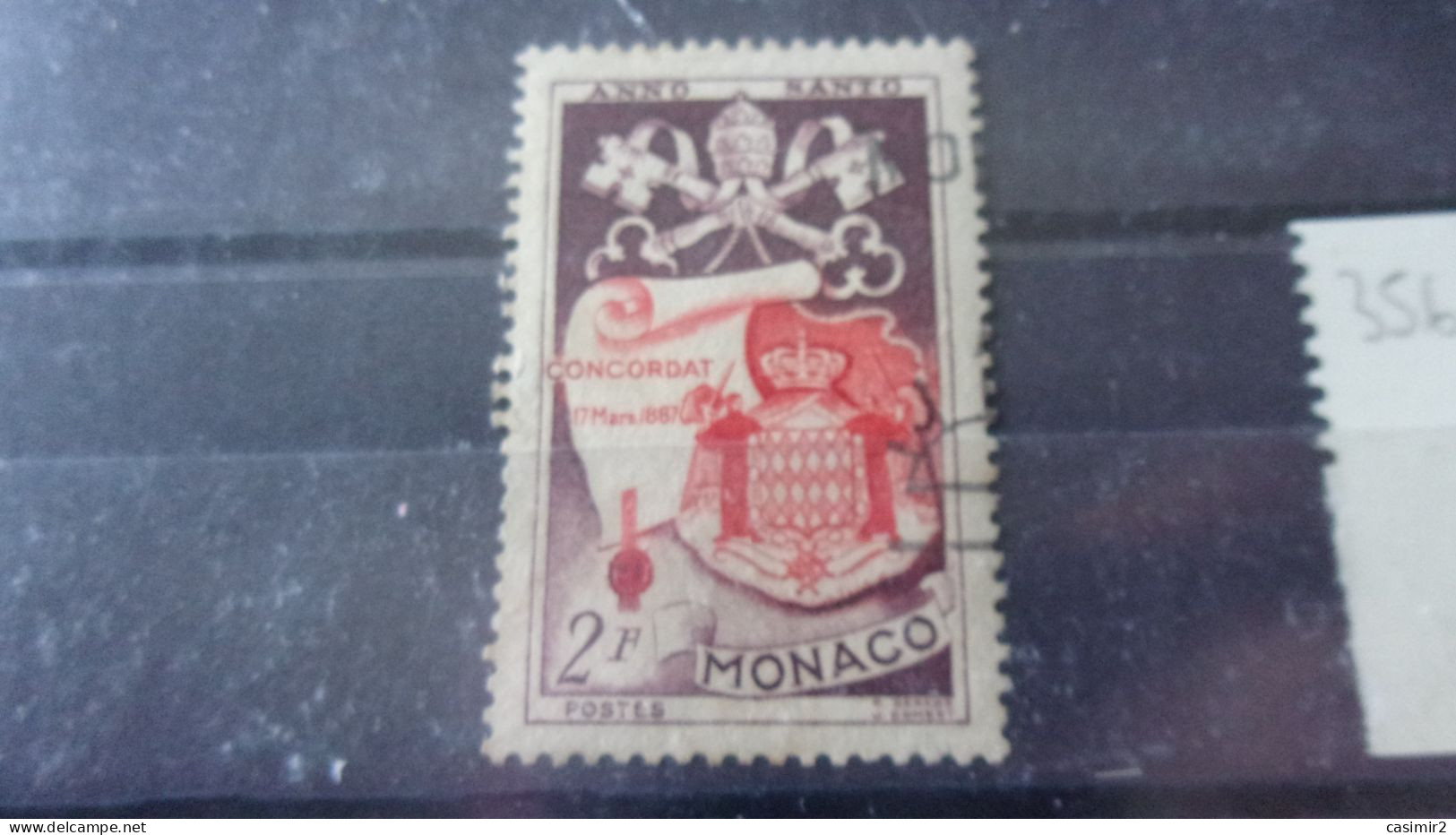 MONACO YVERT N°356 - Used Stamps