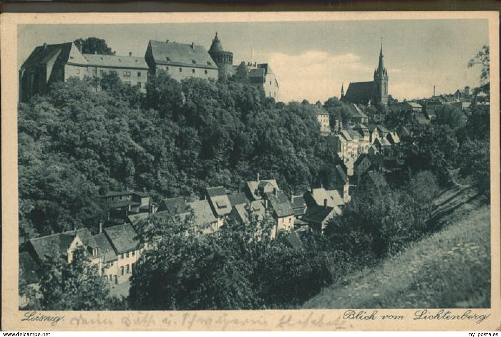 41331368 Leisnig Burg Kirche Blick Vom Lichtenberg Leisnig - Leisnig