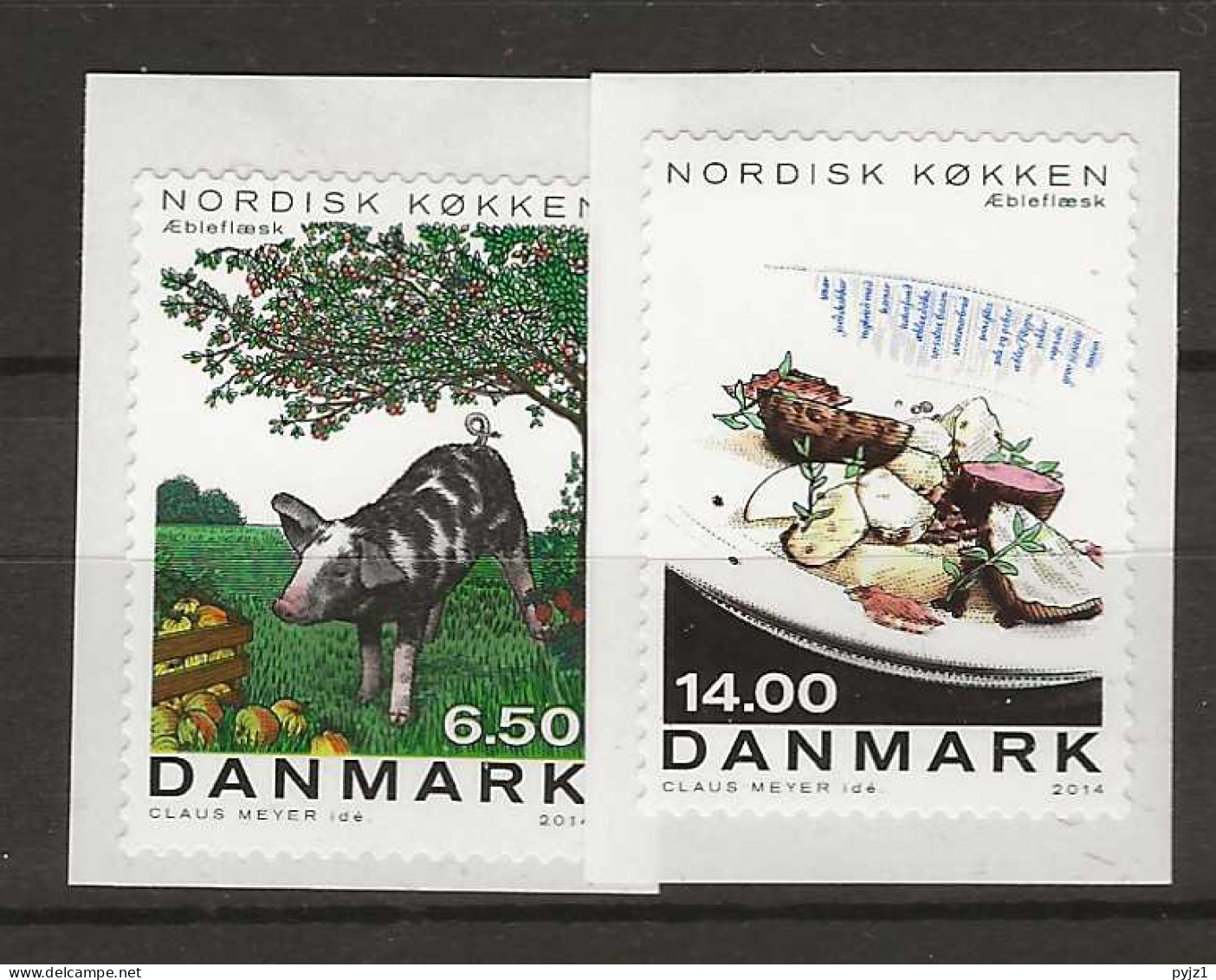 2014 MNH Denmark,  Postfris** - Nuovi