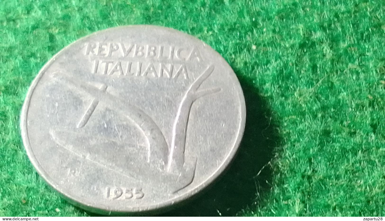 İTALYA - 1955      10   LİRE - 5 Lire