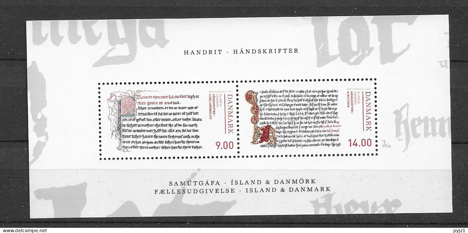 2014 MNH Denmark,  Postfris** - Nuovi