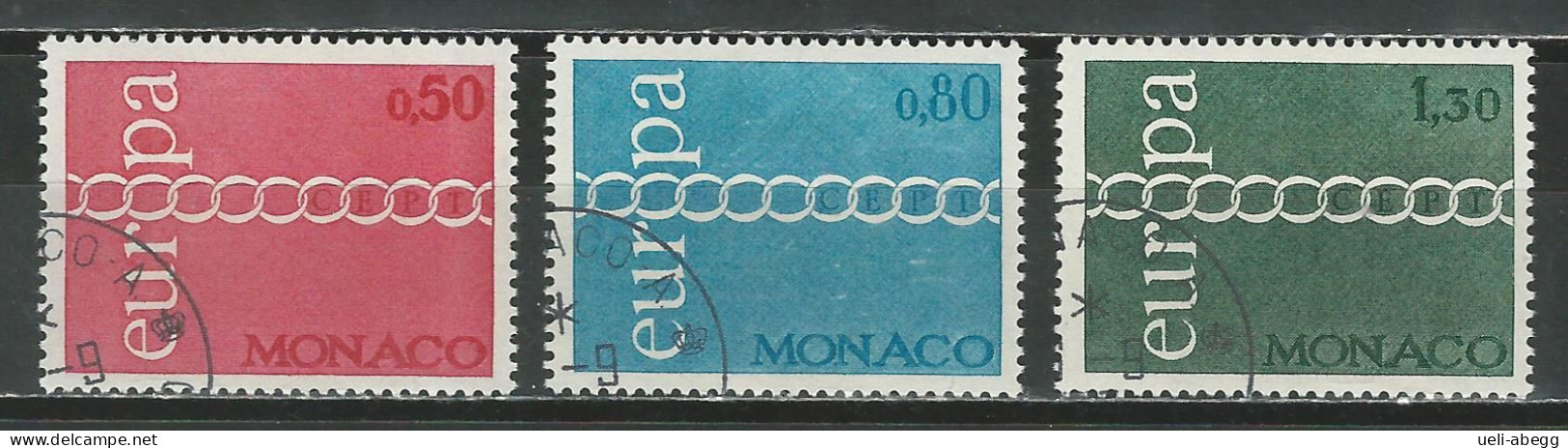 Monaco Mi 1014-16 O Used - Oblitérés