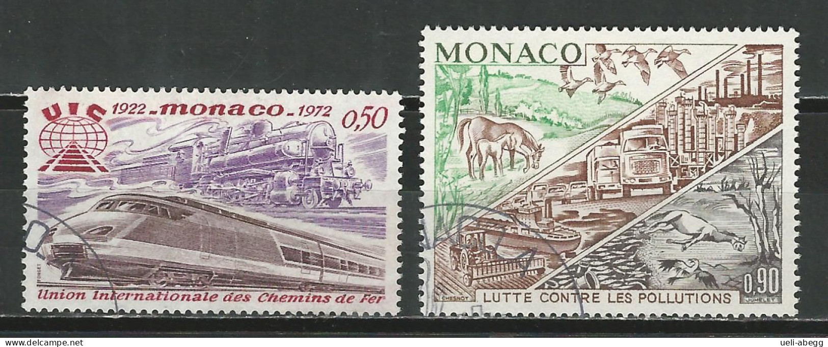 Monaco Mi 1034, 1036 O Used - Usados