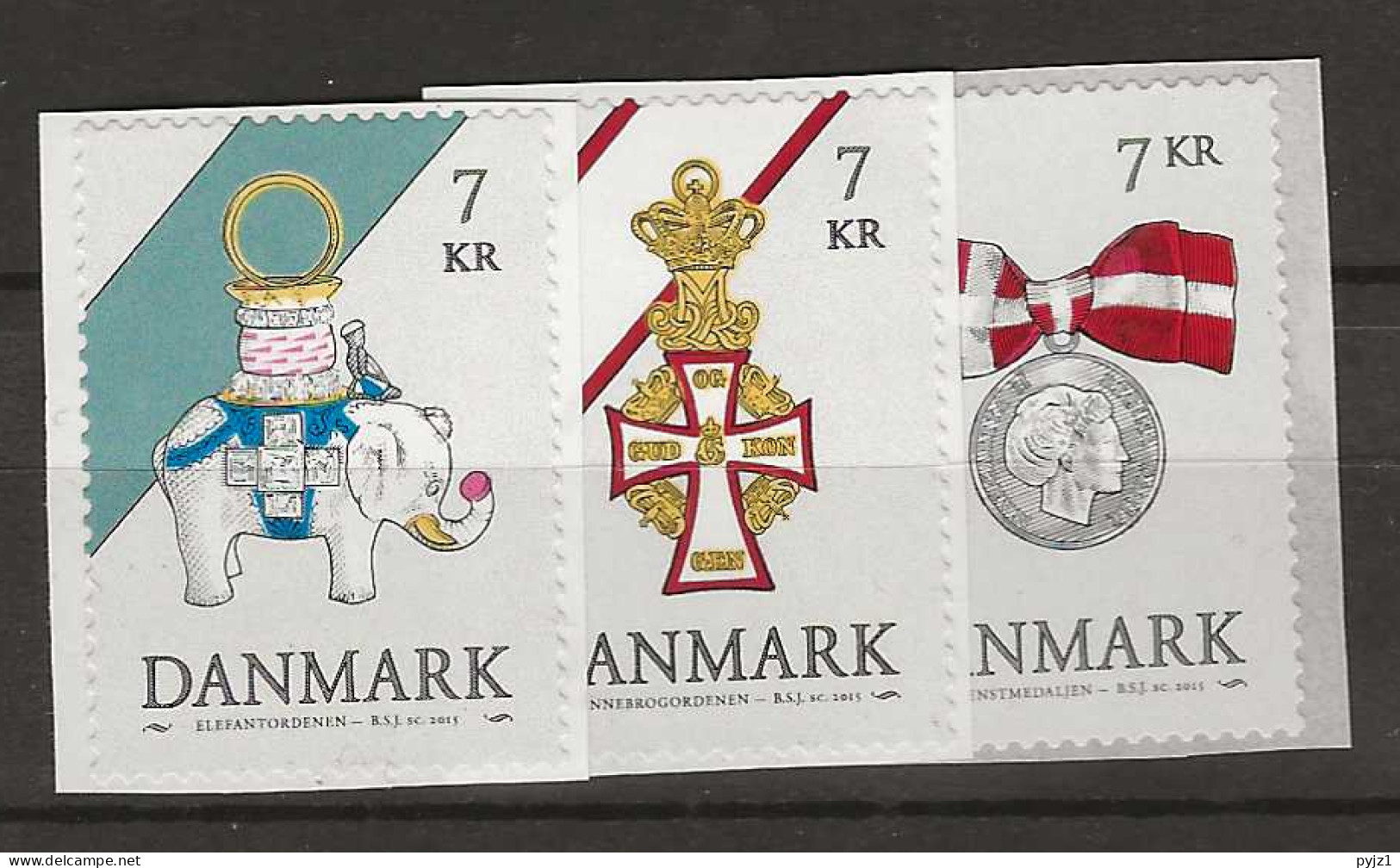 2015 MNH Denmark,  Postfris** - Nuevos